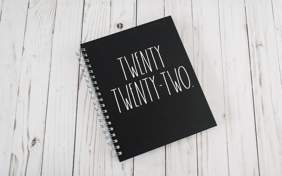 notebook with thriller plot ideas